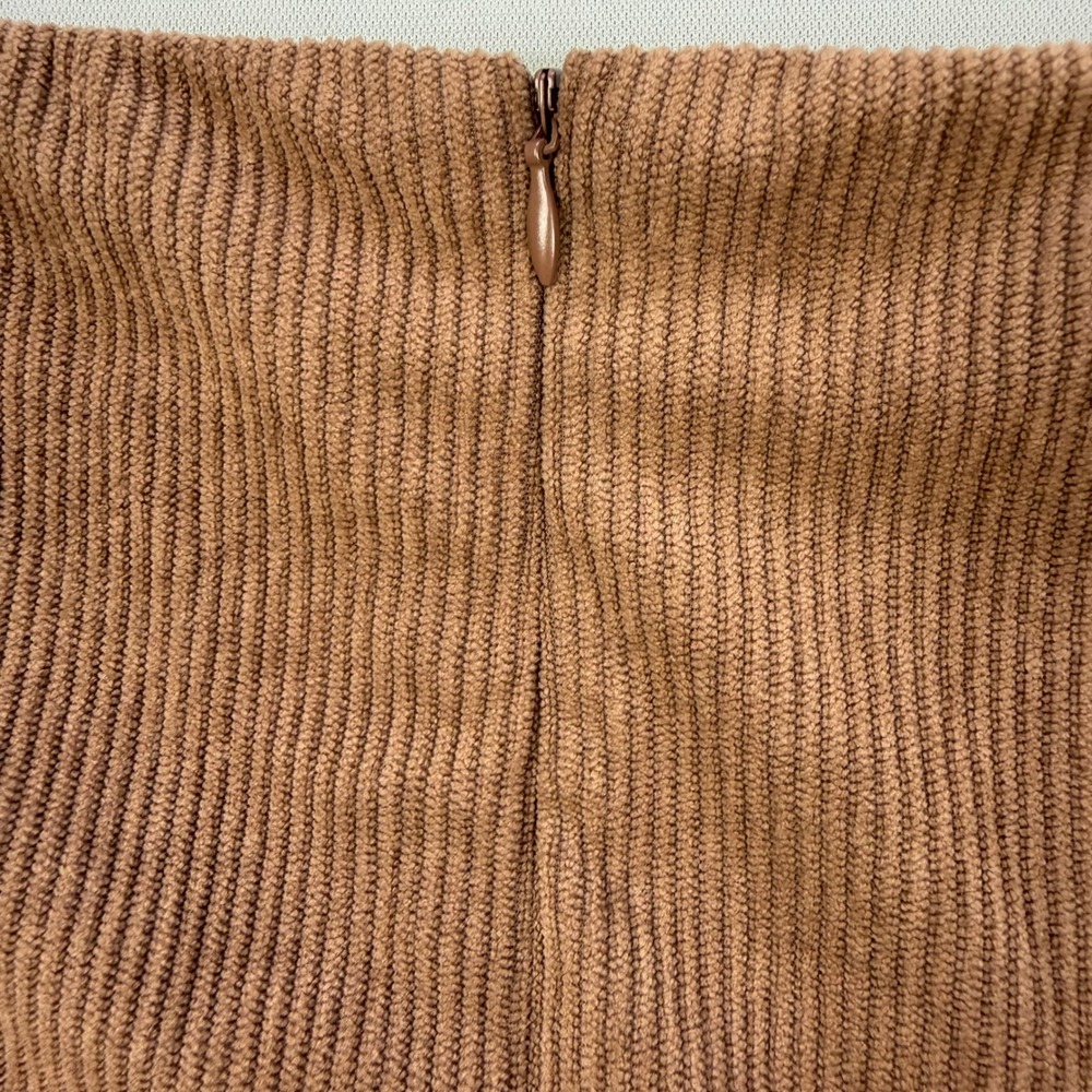 Halara High Waisted 2 in 1 A-Line Corduroy Mini Skort Ribbed Active Office XL - Picture 10 of 15